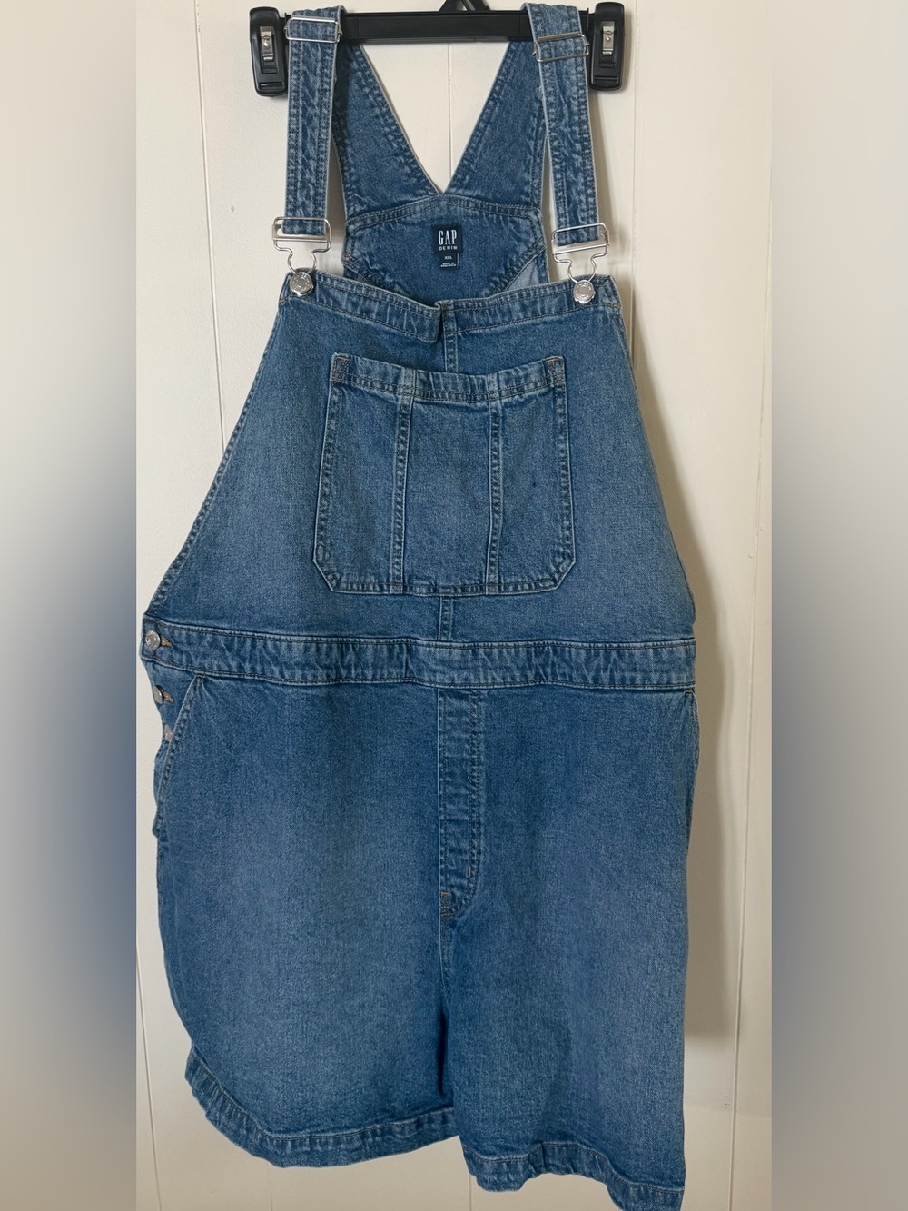 GAP Denim Women’s Overall Shorts - Picture 2 of 3